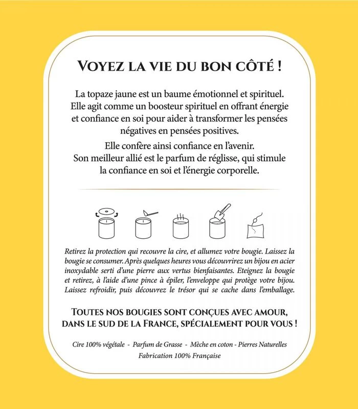 Geurkaars Zoethout Met Gouden Messing Ketting 5 Geurkaars Zoethout Met Gouden Messing Ketting - Afbeelding 3