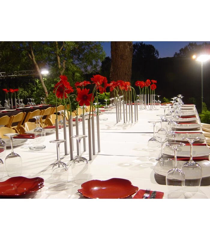 Magnetic Vases - Silver - Set 5 Pcs 4 Magnetic Vases - Silver - Set 5 Pcs - Afbeelding 2