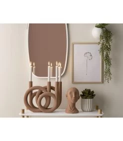 PRESENT TIME Kandelaar Rings - Terracotta Oranje - 38x14,5x30 Cm 6 PRESENT TIME Kandelaar Rings - Terracotta Oranje - 38x14,5x30 Cm -Professionele winkel voor decoratieve artikelen e94a6b348be8417b995cbc22e30c21f0