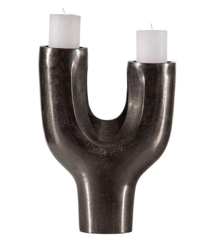 Exclusive Don Kaarsenstandaard - Metaal - Zwart - 40x30x12 3 Exclusive Don Kaarsenstandaard - Metaal - Zwart - 40x30x12