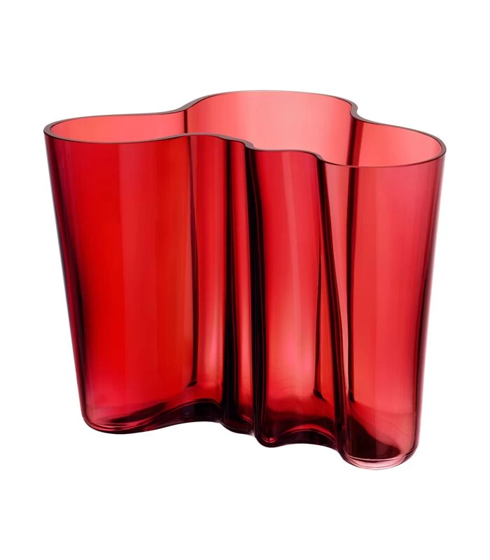 Iittala Alvar Aalto Collection Vaas 160mm Cranberry 3 Iittala Alvar Aalto Collection Vaas 160mm Cranberry