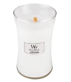 WoodWick Kaars Island Coconut Large Kaars