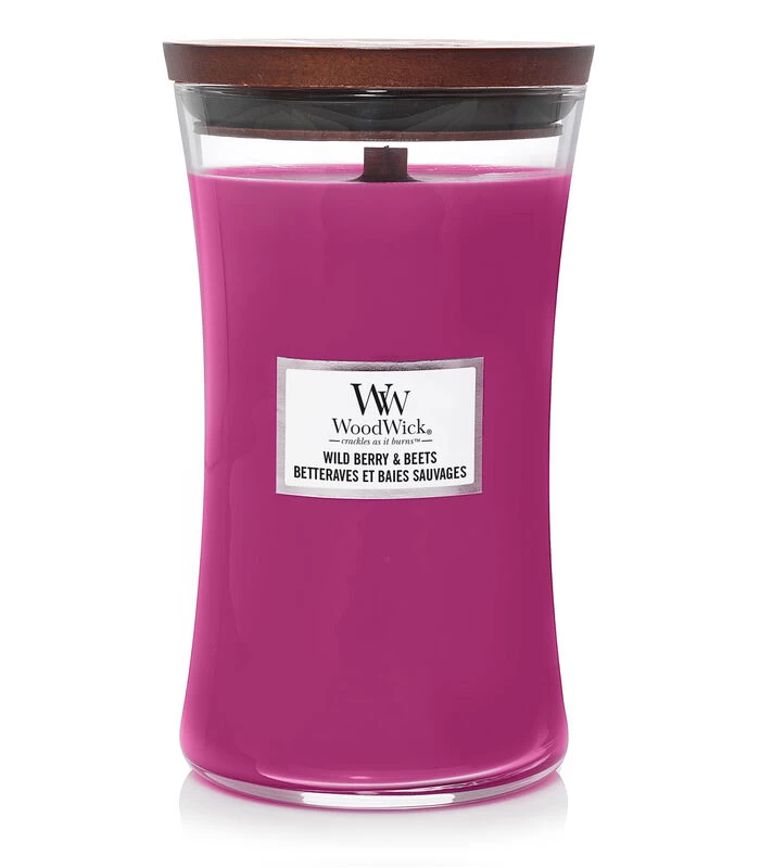 WoodWick Kaars Wild Berry & Beets Large 3 WoodWick Kaars Wild Berry & Beets Large