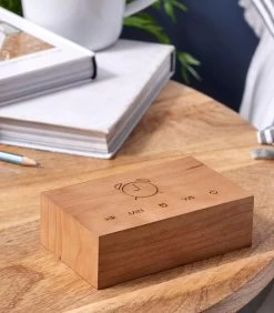 Flip Click Clock Wekker - Kersen/LED Wit -Professionele winkel voor decoratieve artikelen f0f1410e4c16484e851a0cc2cd37595e