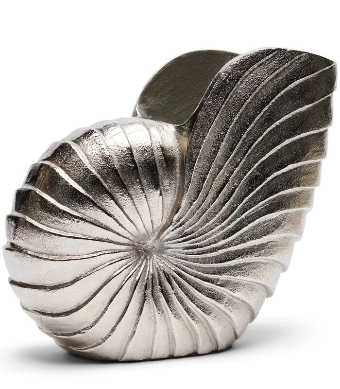 Sculptuur Beeld Zee Schelp, Zomer Deco - Shell Statue - Zilver 3 Sculptuur Beeld Zee Schelp, Zomer Deco - Shell Statue - Zilver