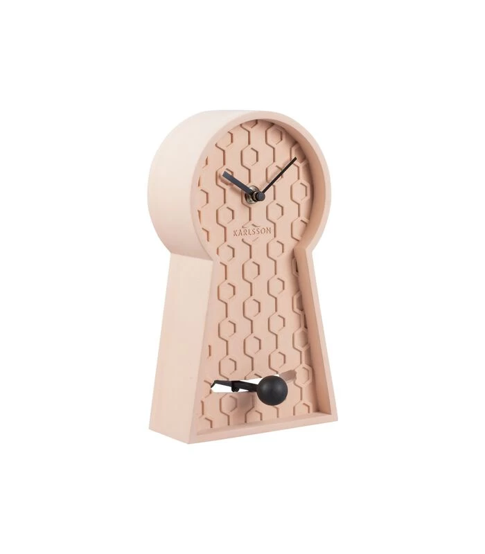 Karlsson Tafelklok Pendulum - Roze - 25x14x25cm 5 Karlsson Tafelklok Pendulum - Roze - 25x14x25cm - Afbeelding 3