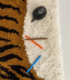 Kindertapijt Shaggy Tijger -Professionele winkel voor decoratieve artikelen f4139d5a3e54442fa43954b2a16a215c