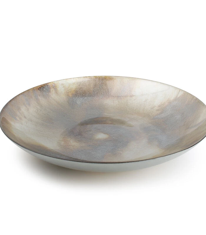 Sierschaal 40xH6,5cm Zilver Cosmo 4 Sierschaal 40xH6,5cm Zilver Cosmo - Afbeelding 2