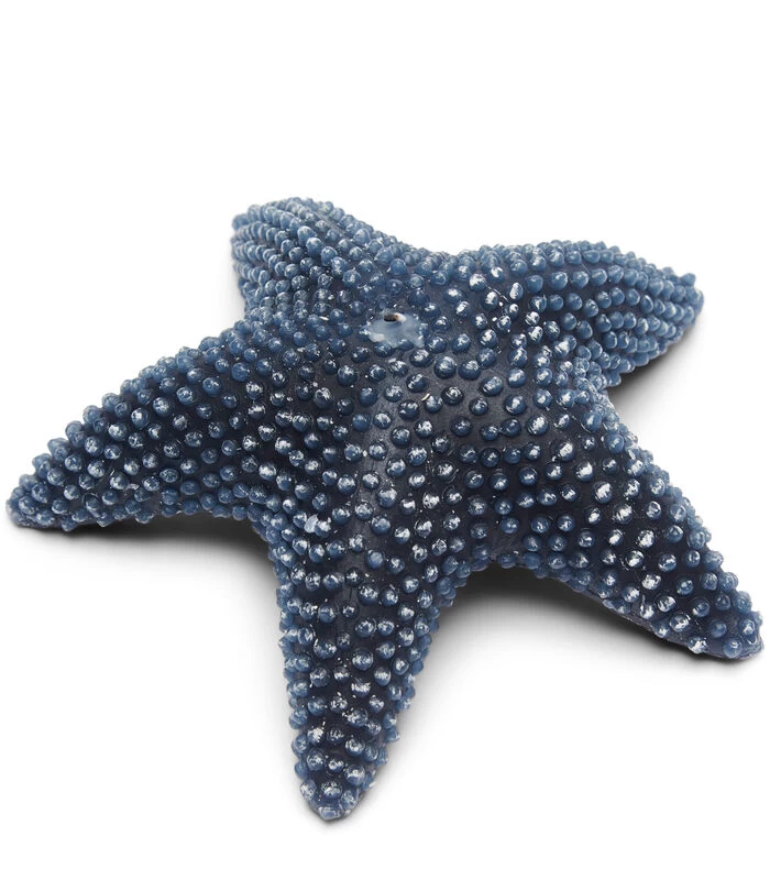 Kaars, Decoratieve Stompkaars Zeester - Starfish - Donkerblauw 3 Kaars, Decoratieve Stompkaars Zeester - Starfish - Donkerblauw