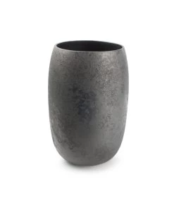 Vaas 20xH30,5cm Antraciet Bullet
