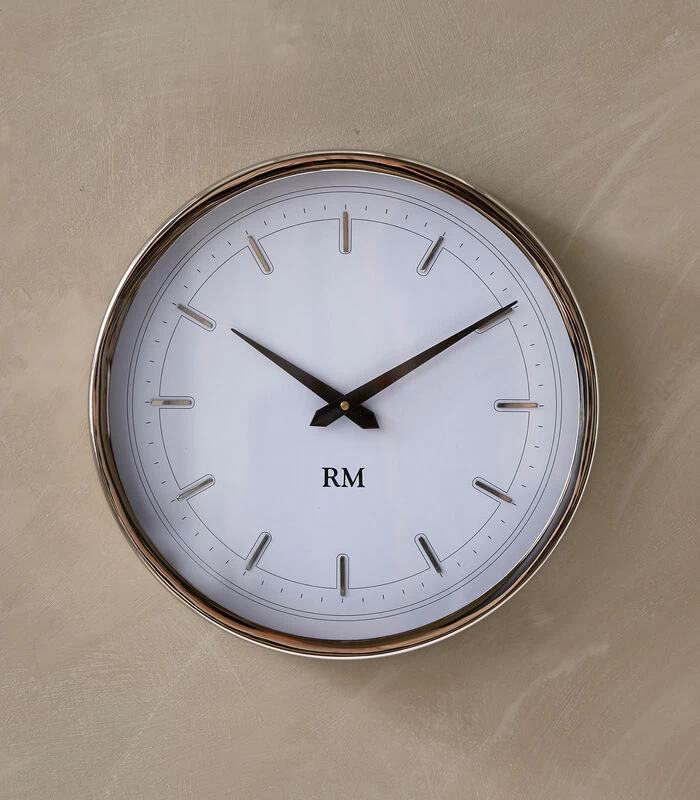 Wandklok, Keukenklok Rond, Zonder Cijfers - Yara - Zilver - 4 Wandklok, Keukenklok Rond, Zonder Cijfers - Yara - Zilver - - Afbeelding 2