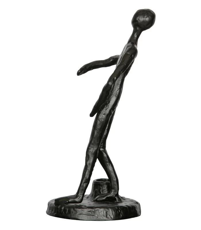 Exclusive Mattie Kaarsenhouder - Metaal - Zwart - 26x13x12 6 Exclusive Mattie Kaarsenhouder - Metaal - Zwart - 26x13x12 - Afbeelding 4